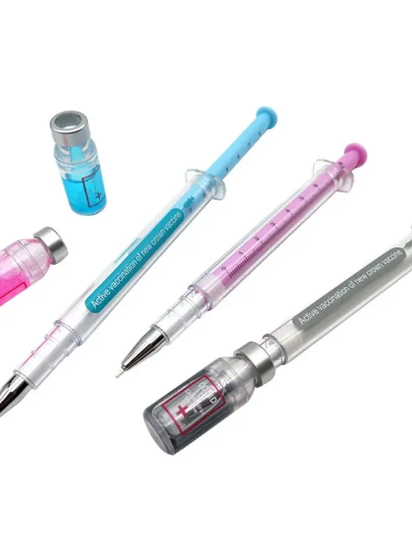 Lapicera con forma de inyectable