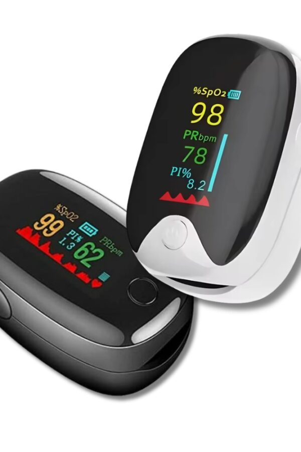 Oxímetro/Saturómetro Portátil a Pilas con Pantalla a color.
