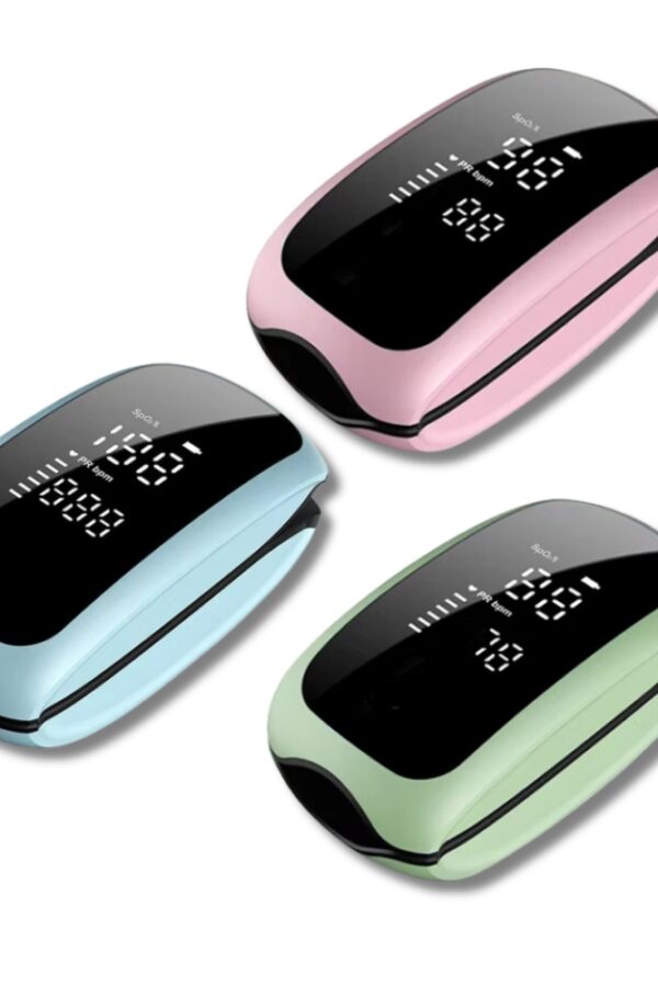 Oxímetro/Saturómetro Recargable USB-C con Pantalla LED.