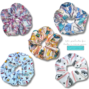 Colitas de pelo estampadas – Exclusivo Tu Enfermero.