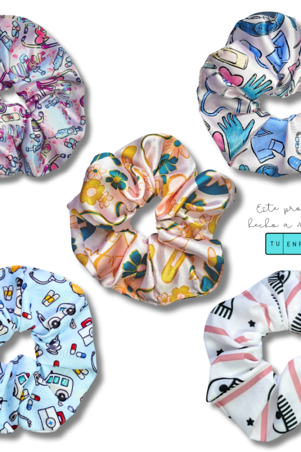 Colitas de pelo estampadas – Exclusivo Tu Enfermero.