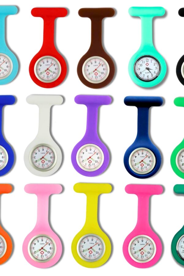 Reloj de Enfermería Clásico Silicona – Práctico y Ligero