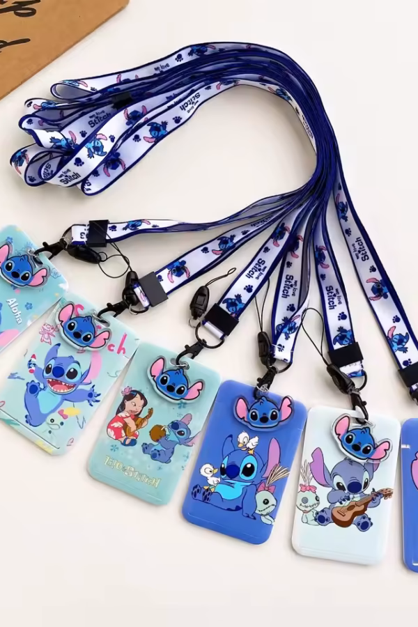 Porta identificación Lilo y Stitch