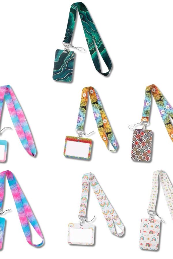 Porta Identificación con diseños estampados