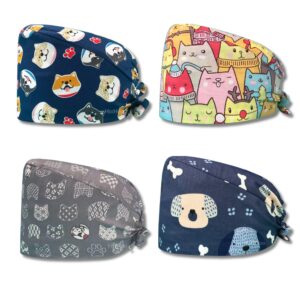Gorro quirúrgico estampado – enfermería, medicina, veterinaria.