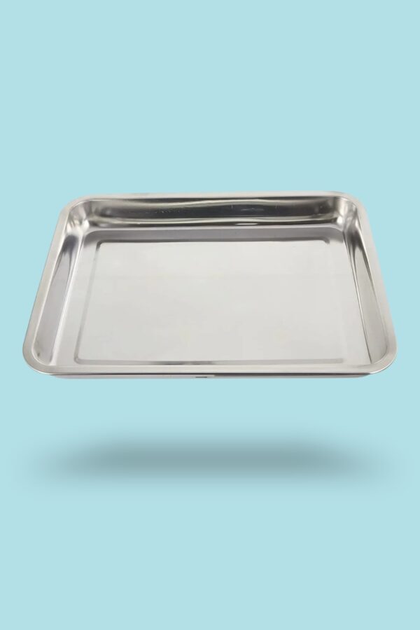 Bandeja de acero inoxidable – 31 x 21 x 4 cm.