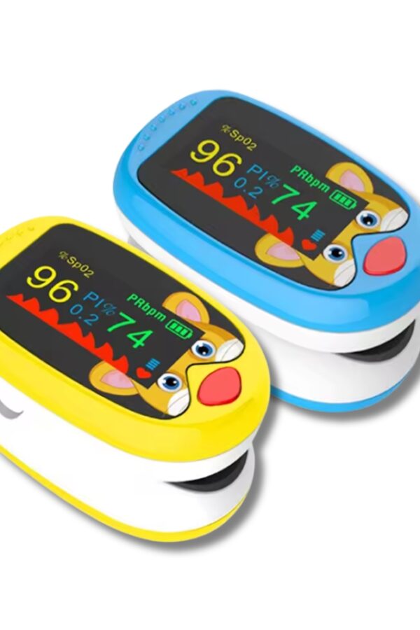 Oxímetro Pediátrico Recargable con Pantalla LED – 6 Meses a 12 Años