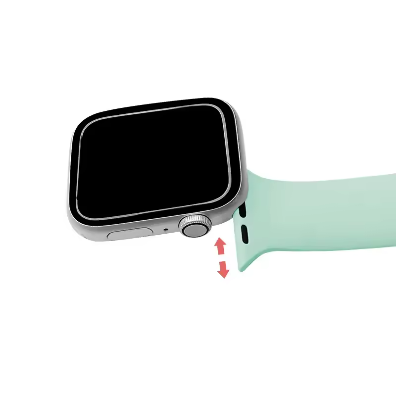 Correa para Apple Watch de silicona con prendedor colgante para enfermería - Imagen 2
