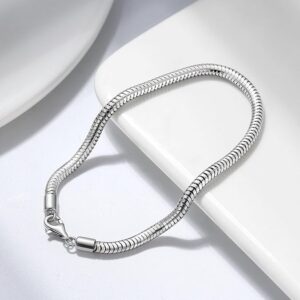 Pulsera para dijes "Cadena de Serpiente" cierre de engache